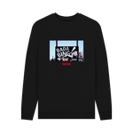 Black Printed Sweater
