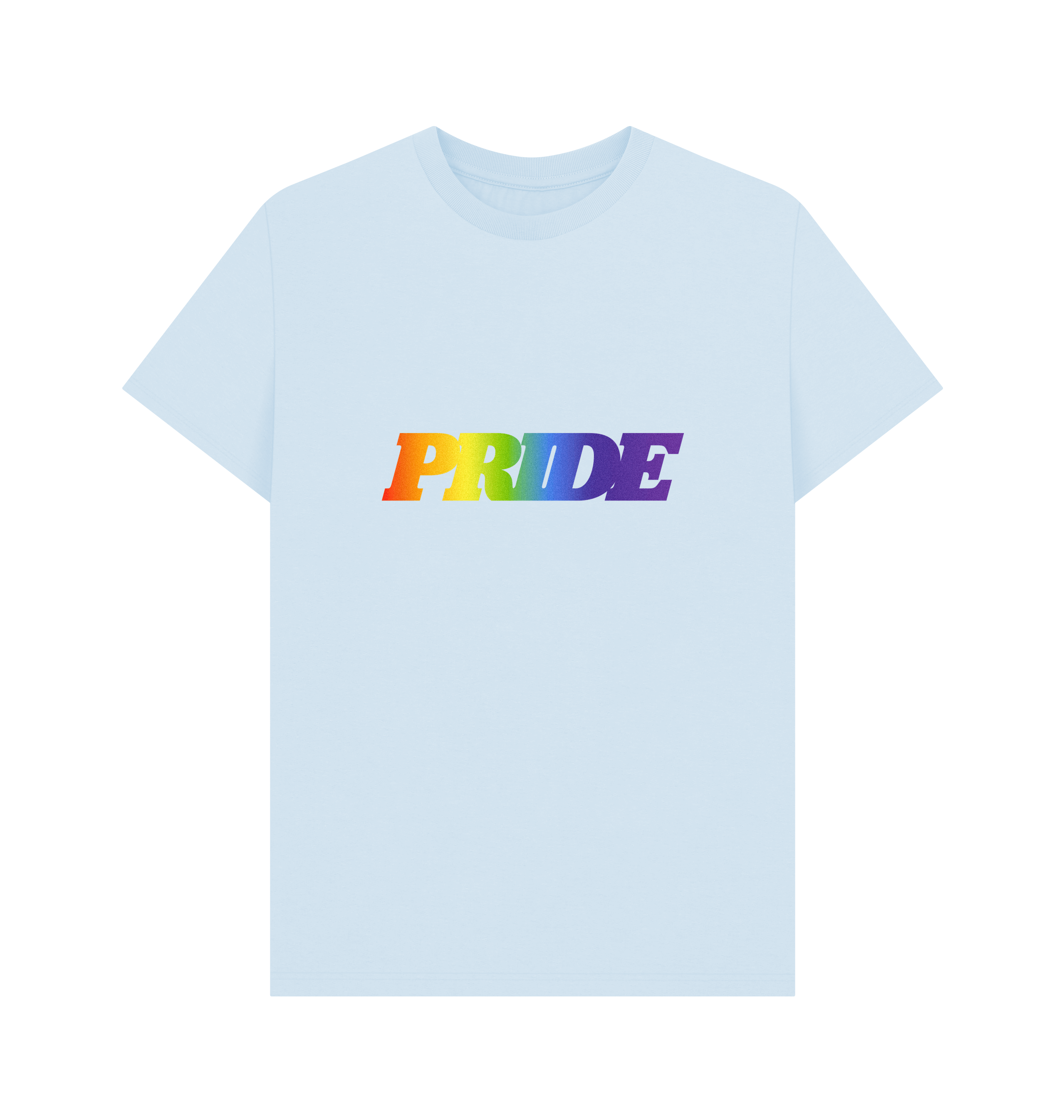 Sky Blue Printed T-shirt