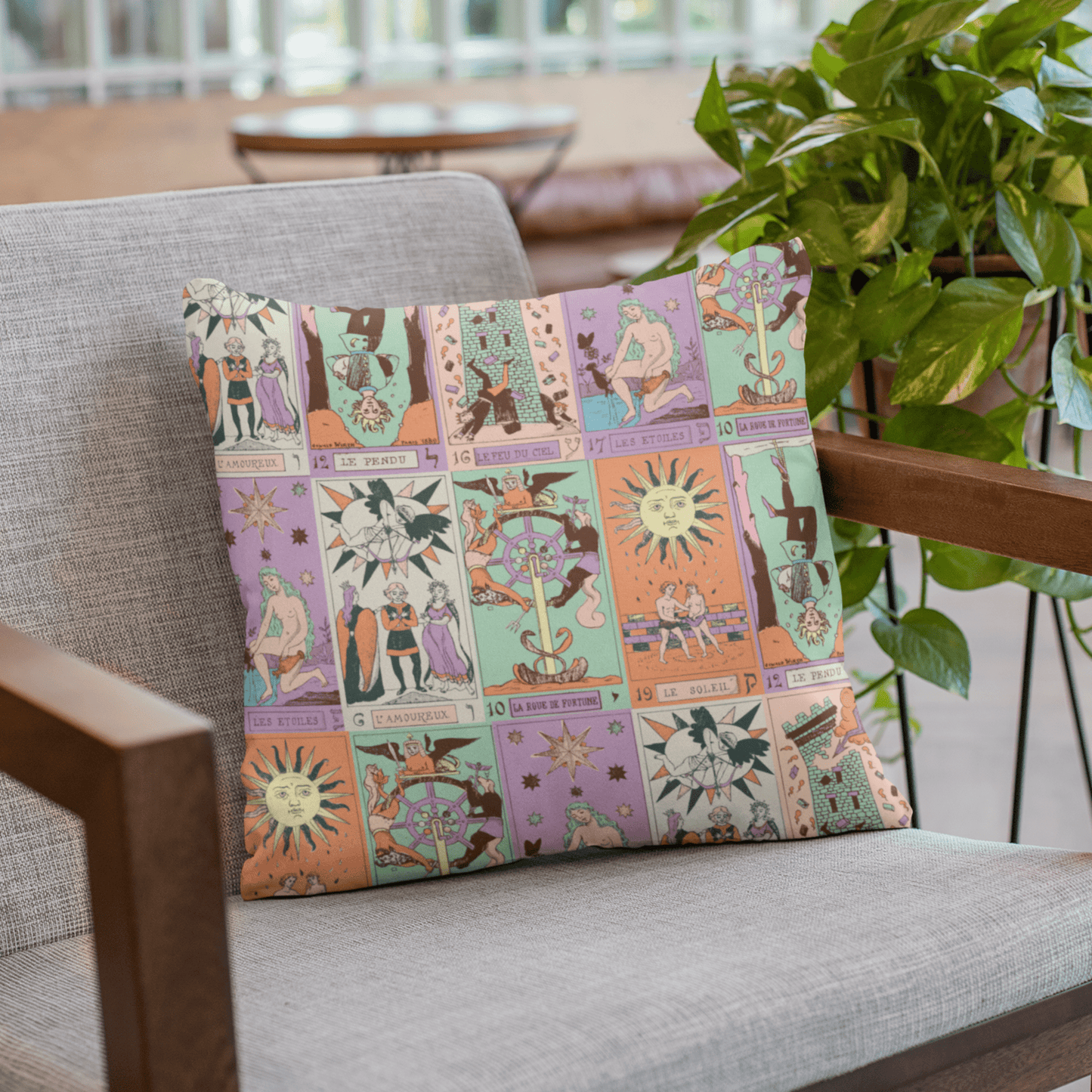apoh x British Museum Dark Tarot Cushion