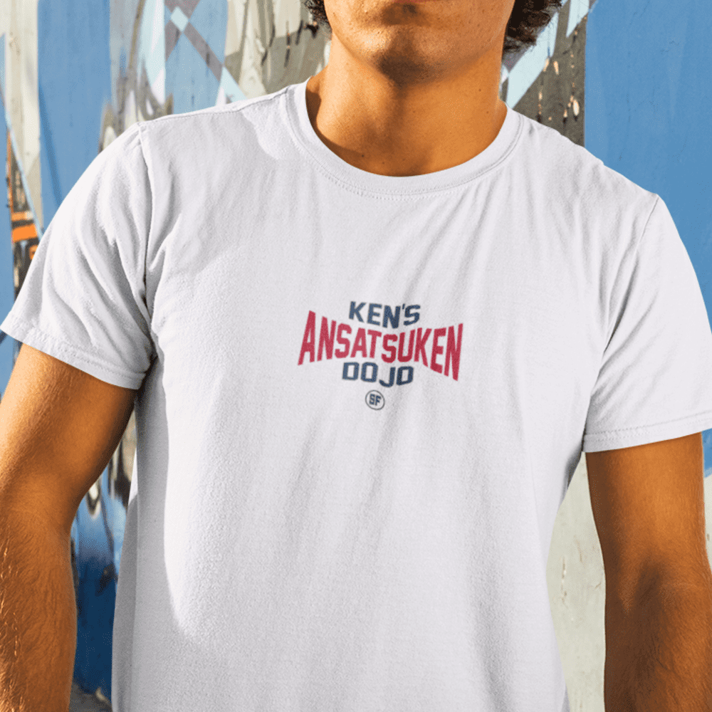 Street Fighter Ken's Dojo T-Shirt - White