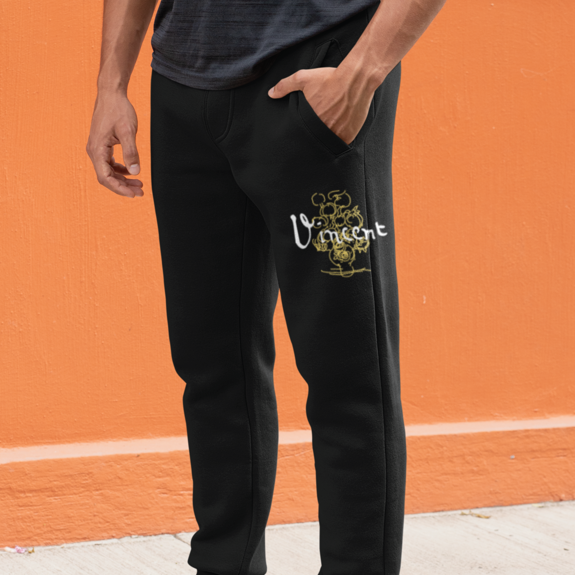 Sunflower Black Sweatpants