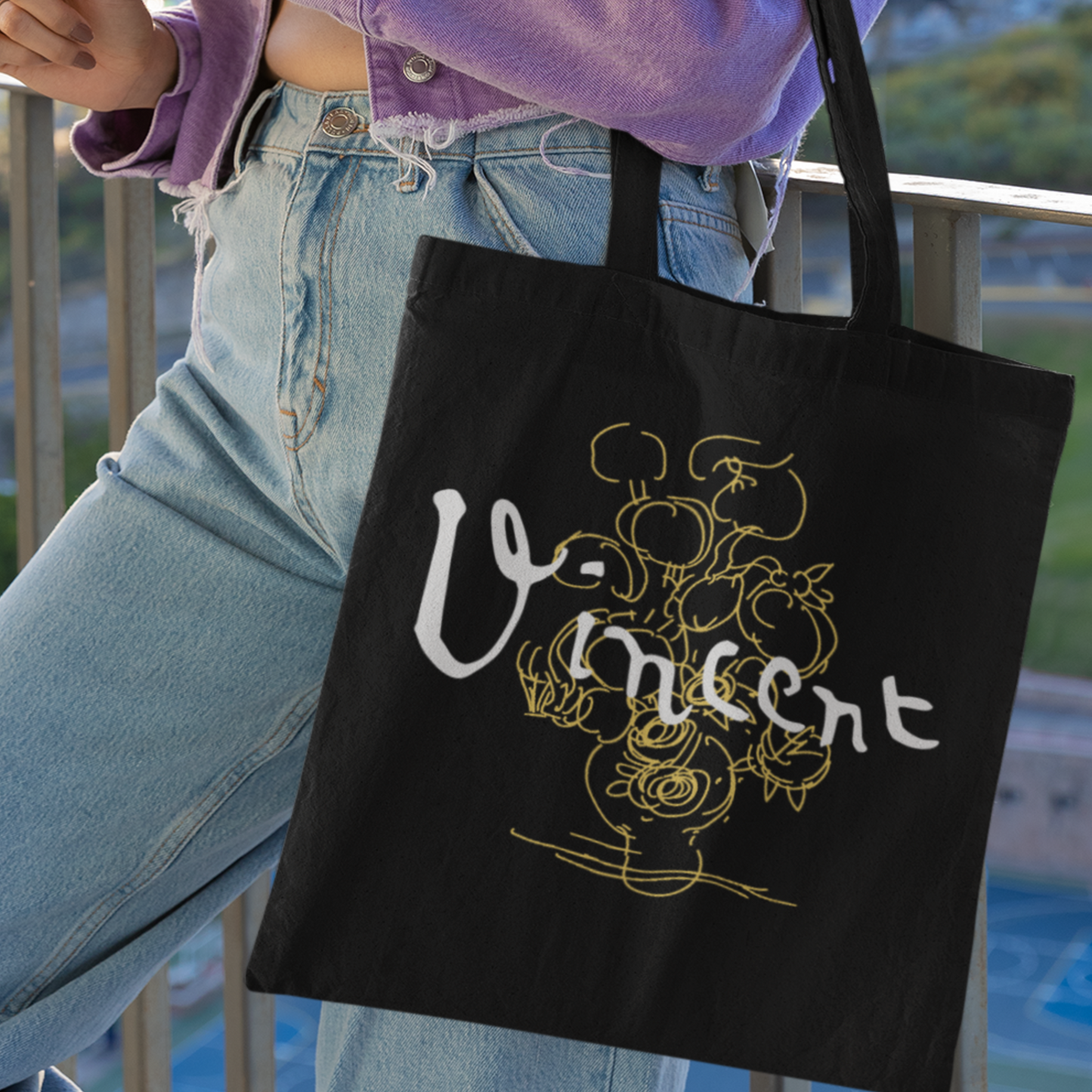 Vincent Van Gogh Sunflowers Tote Bag