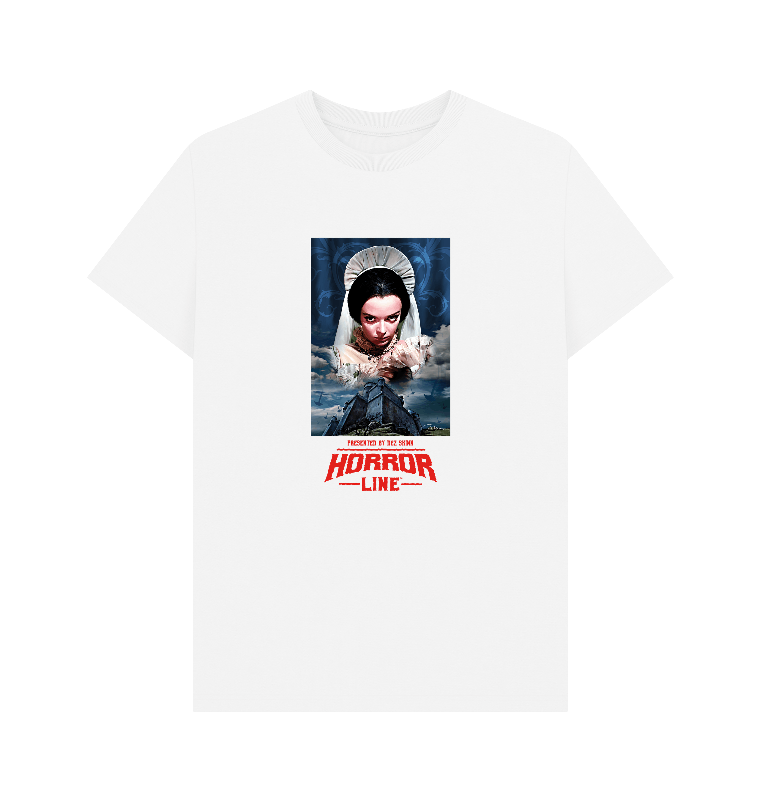 White Printed T-shirt Front