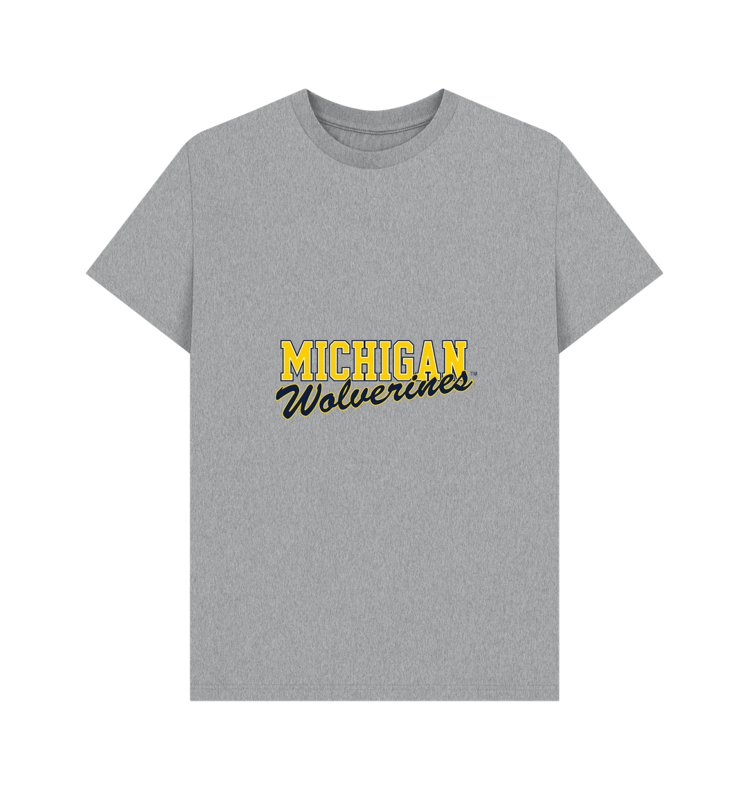 Athletic Grey Printed T-shirt