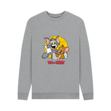 Light Heather Printed Sweater