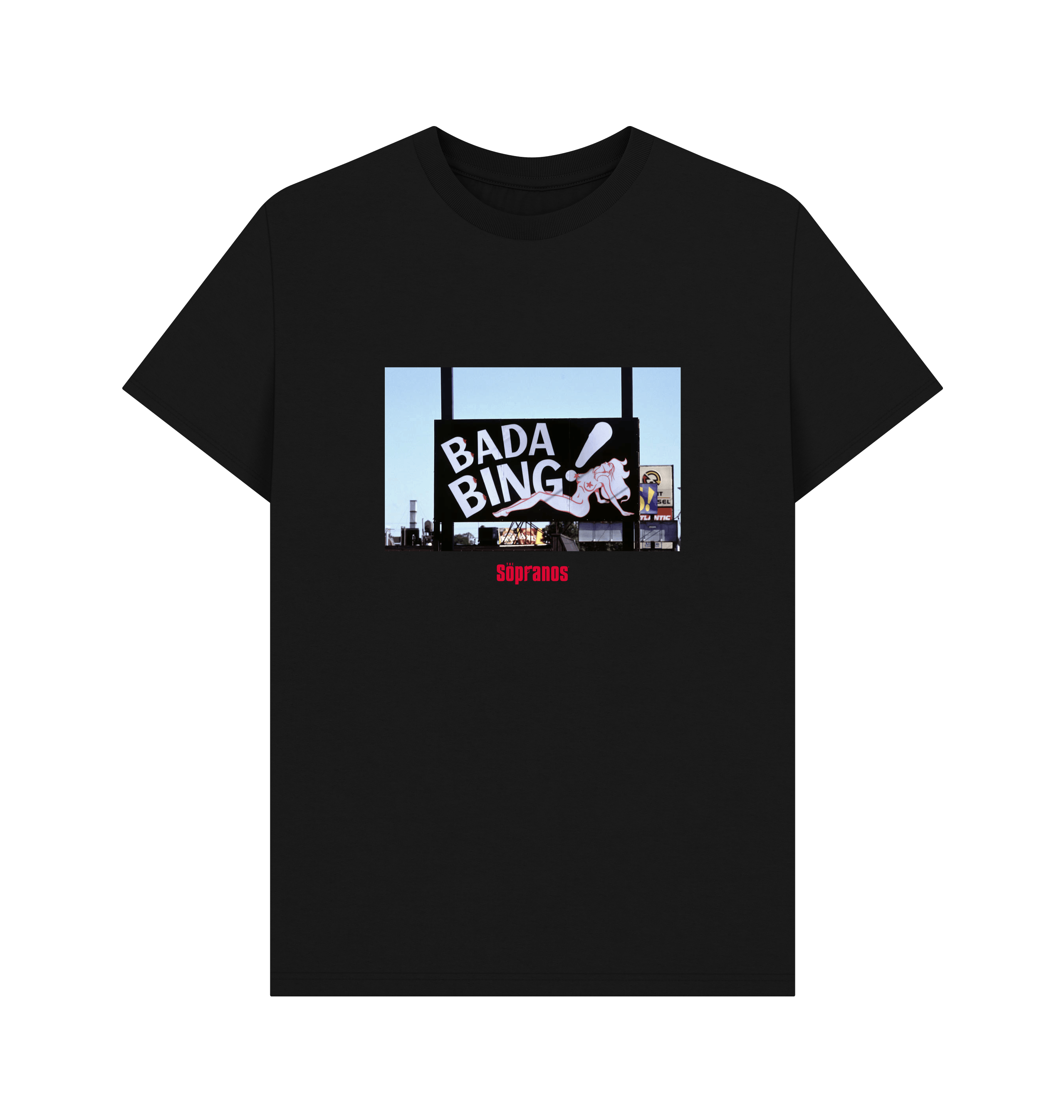 Black Printed T-shirt
