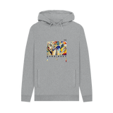 Light Heather Printed Hoody Front
