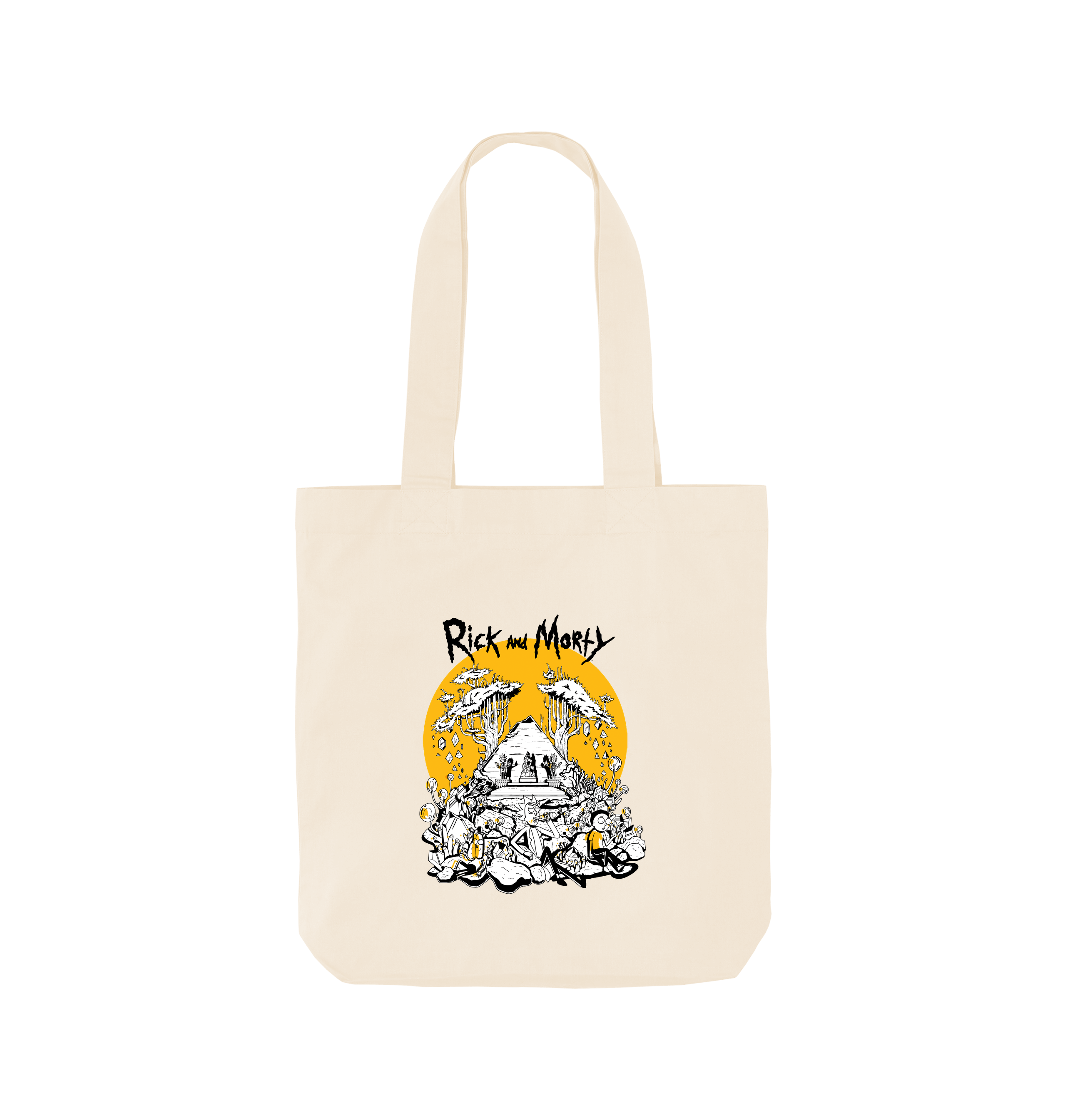 Natural Printed Bag