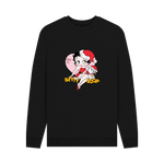Black Printed Sweater