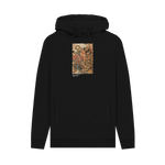 Black Printed Hoody Front