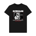 Black Printed T-shirt Front