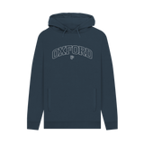 Navy Printed Hoody Front