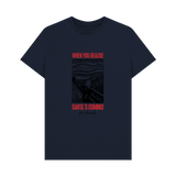 Navy Blue Printed T-shirt