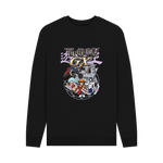 Black Printed Sweater