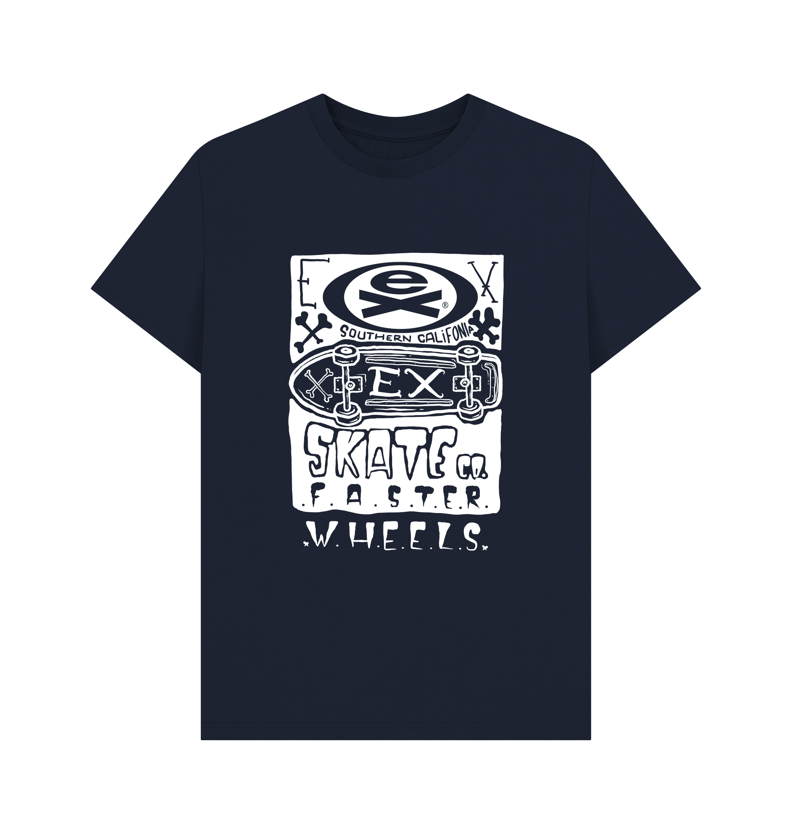 Navy Blue Printed T-shirt