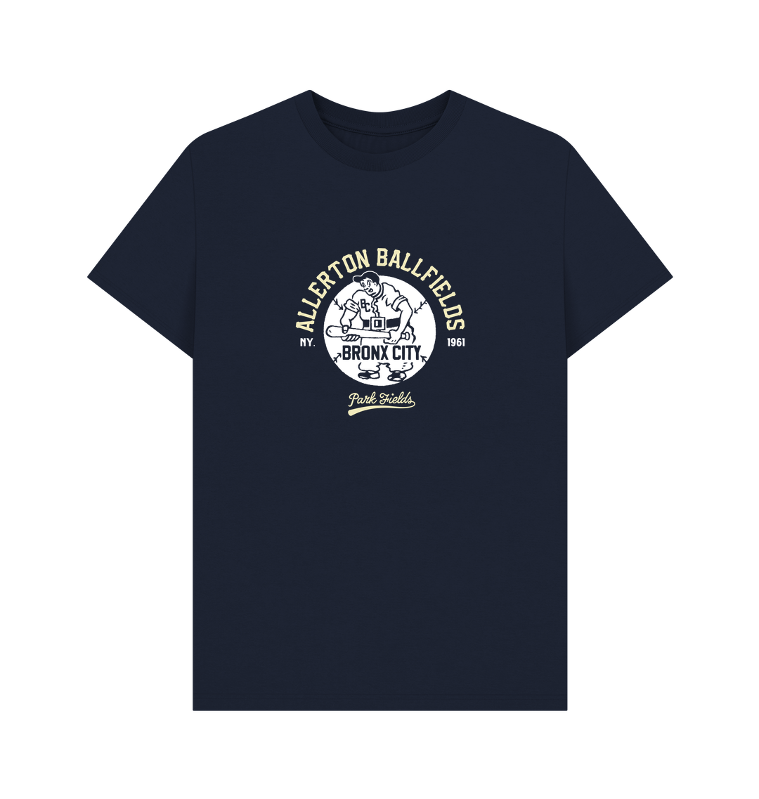 Navy Blue Printed T-shirt