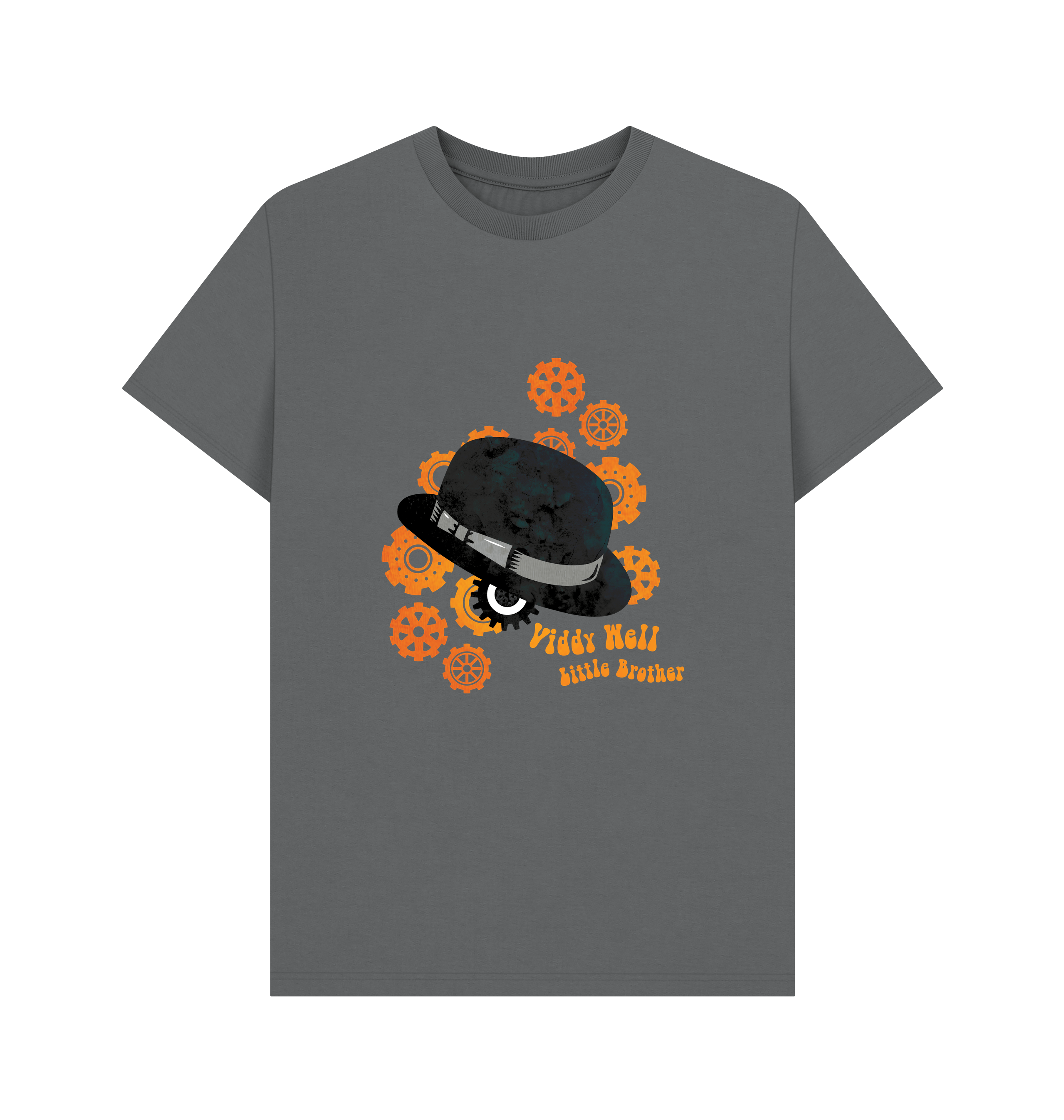 Slate Grey Printed T-shirt
