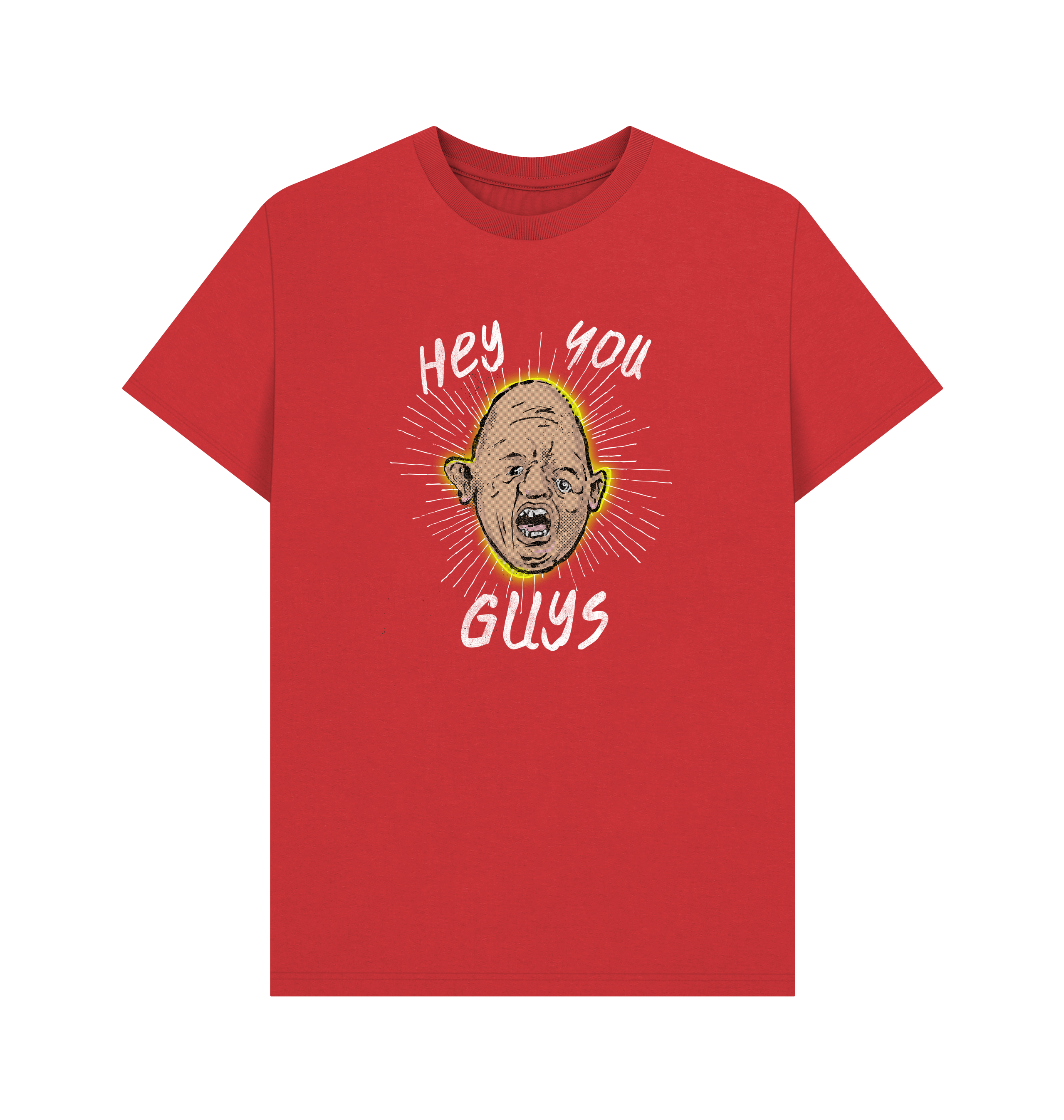 Red Printed T-shirt Front