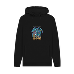Black Printed Hoody