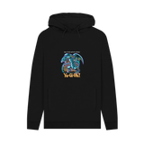 Black Printed Hoody