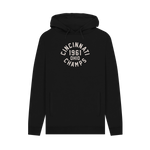 Black Printed Hoody Front