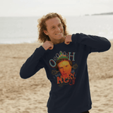 'Angry Elf' Unsex Navy Sweatshirt
