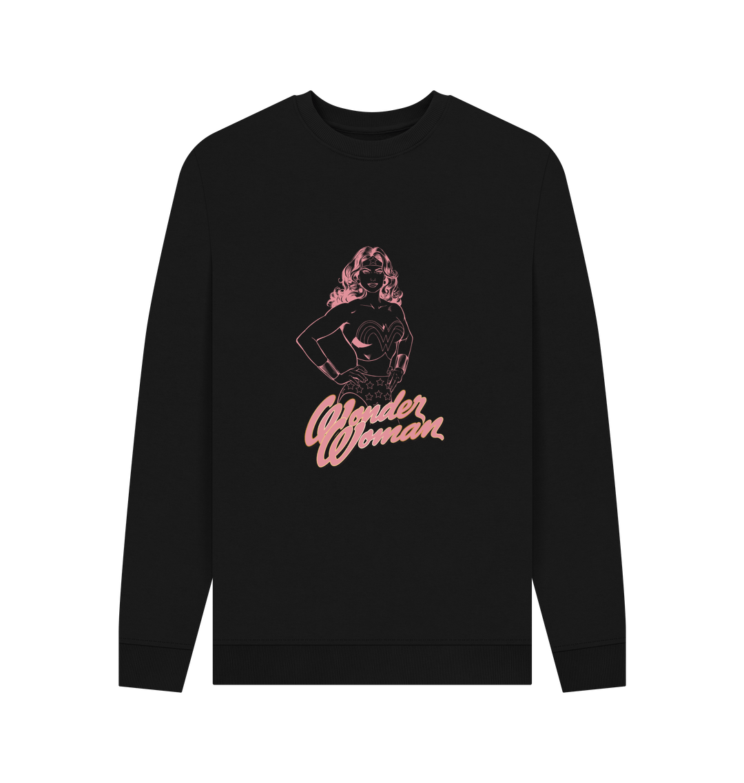 Black Printed Sweater