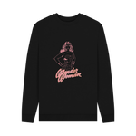 Black Printed Sweater