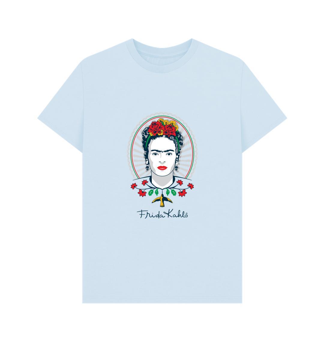 Sky Blue Printed T-shirt