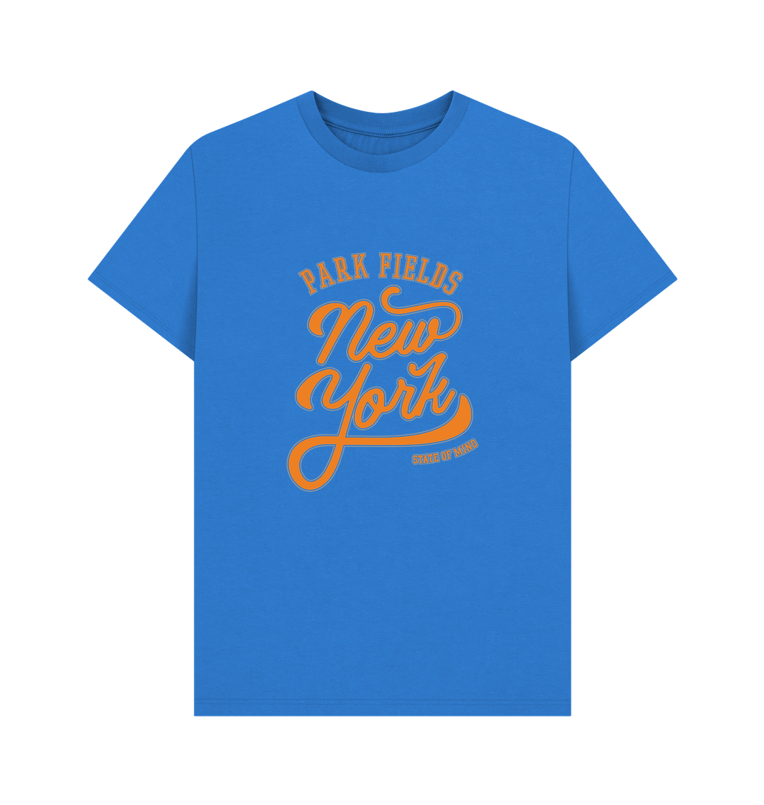 Bright Blue Printed T-shirt