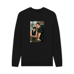 Black Printed Sweater