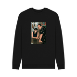 Black Printed Sweater