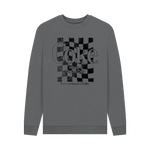 Slate Grey Printed Sweater