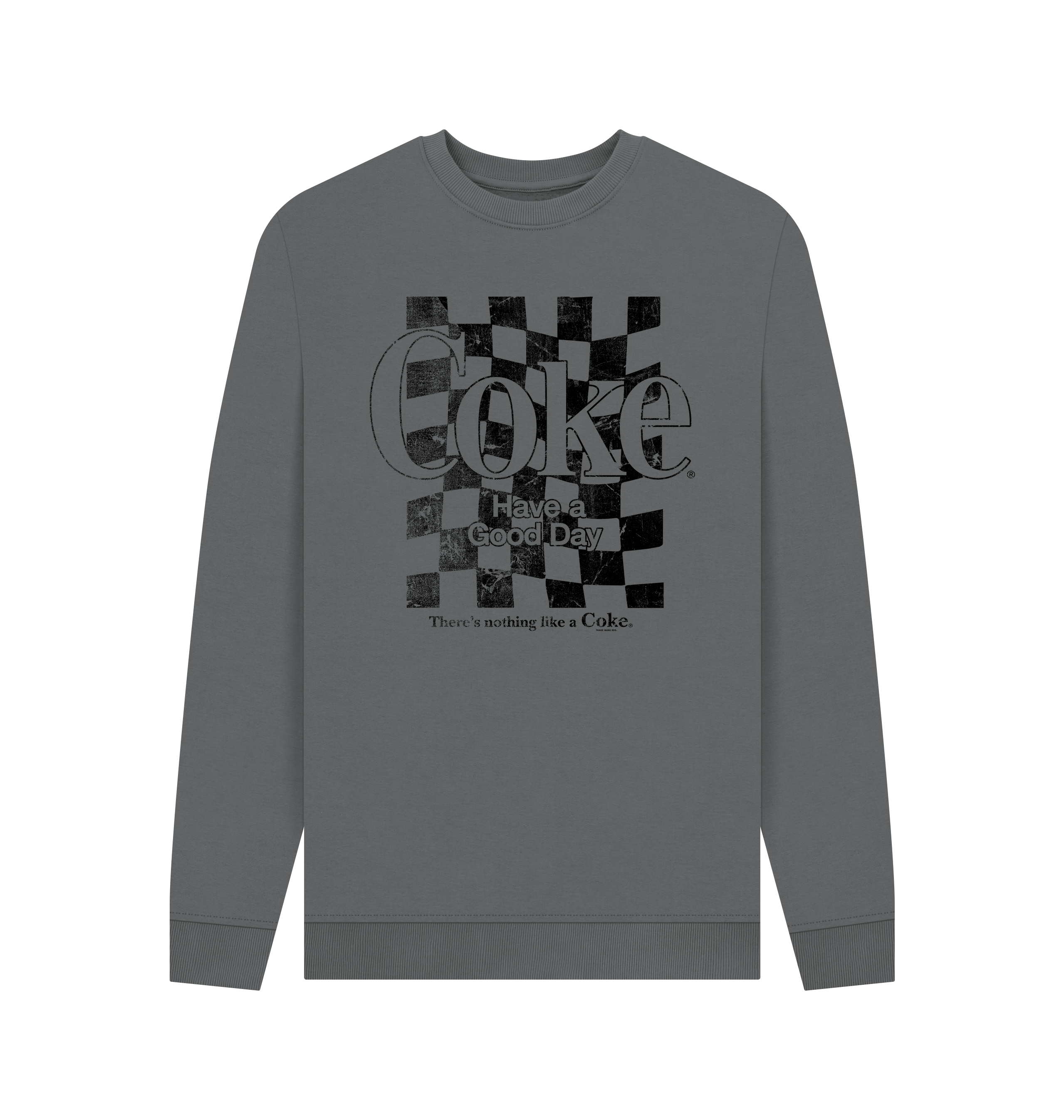 Slate Grey Printed Sweater