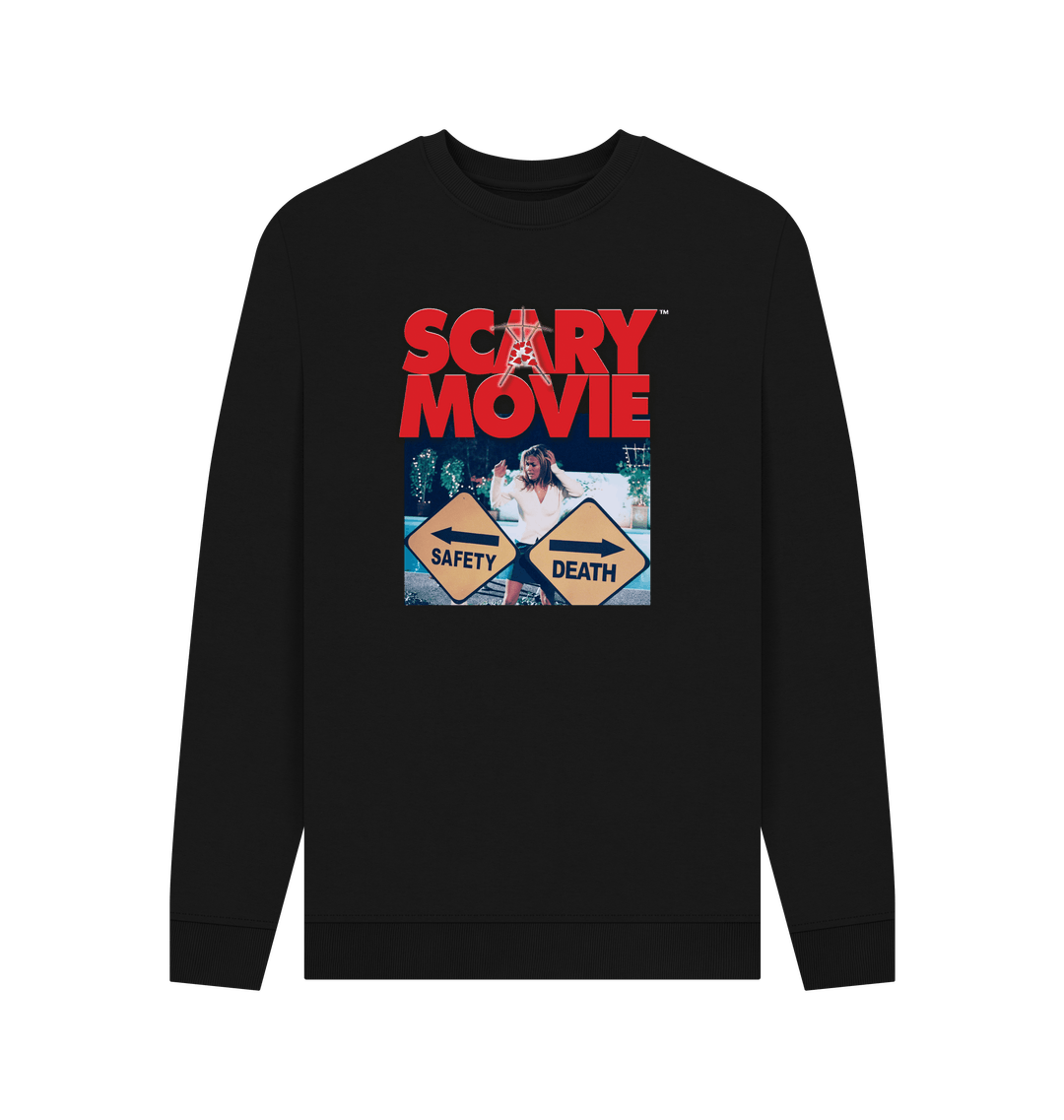 Black Printed Sweater
