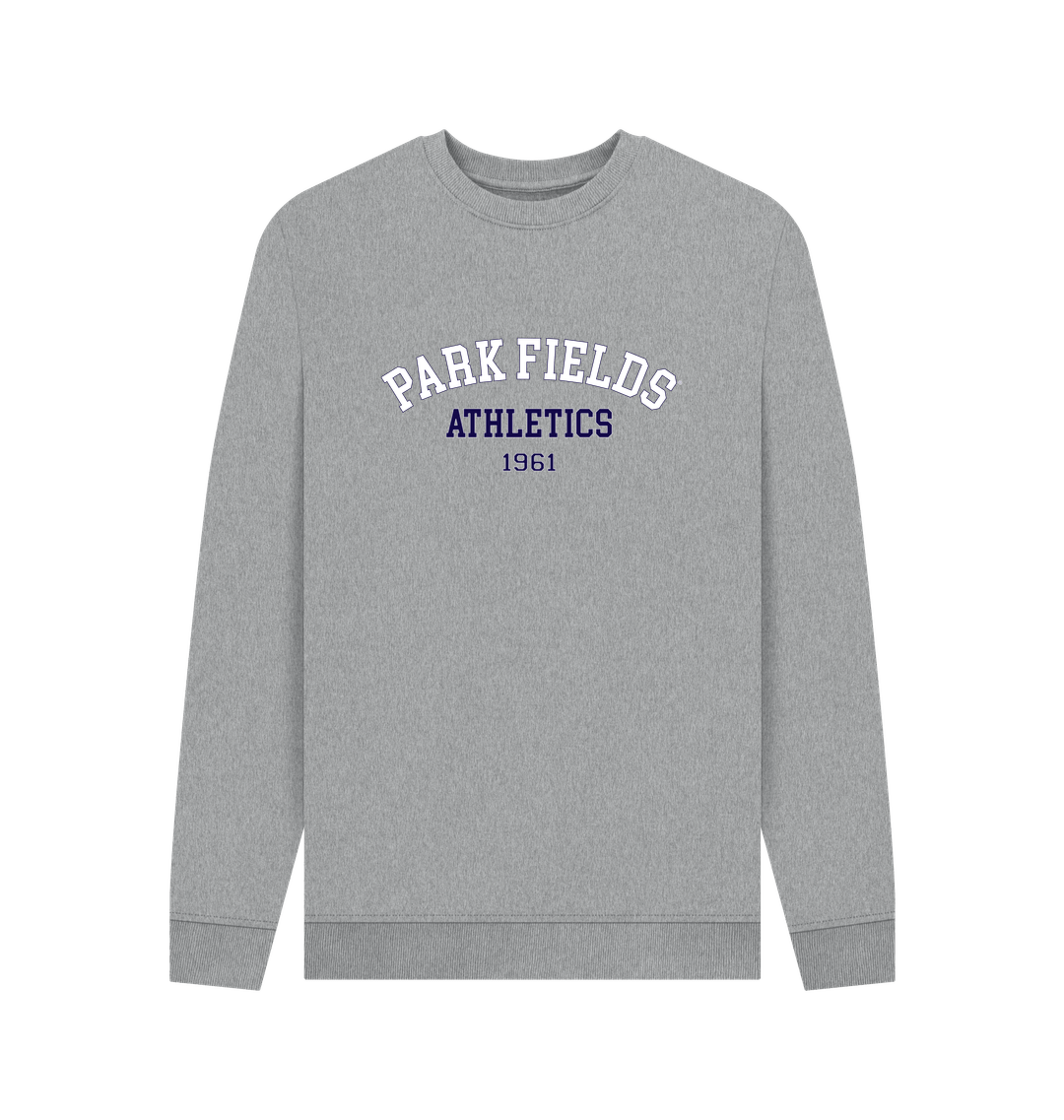 Light Heather Printed Sweater Front