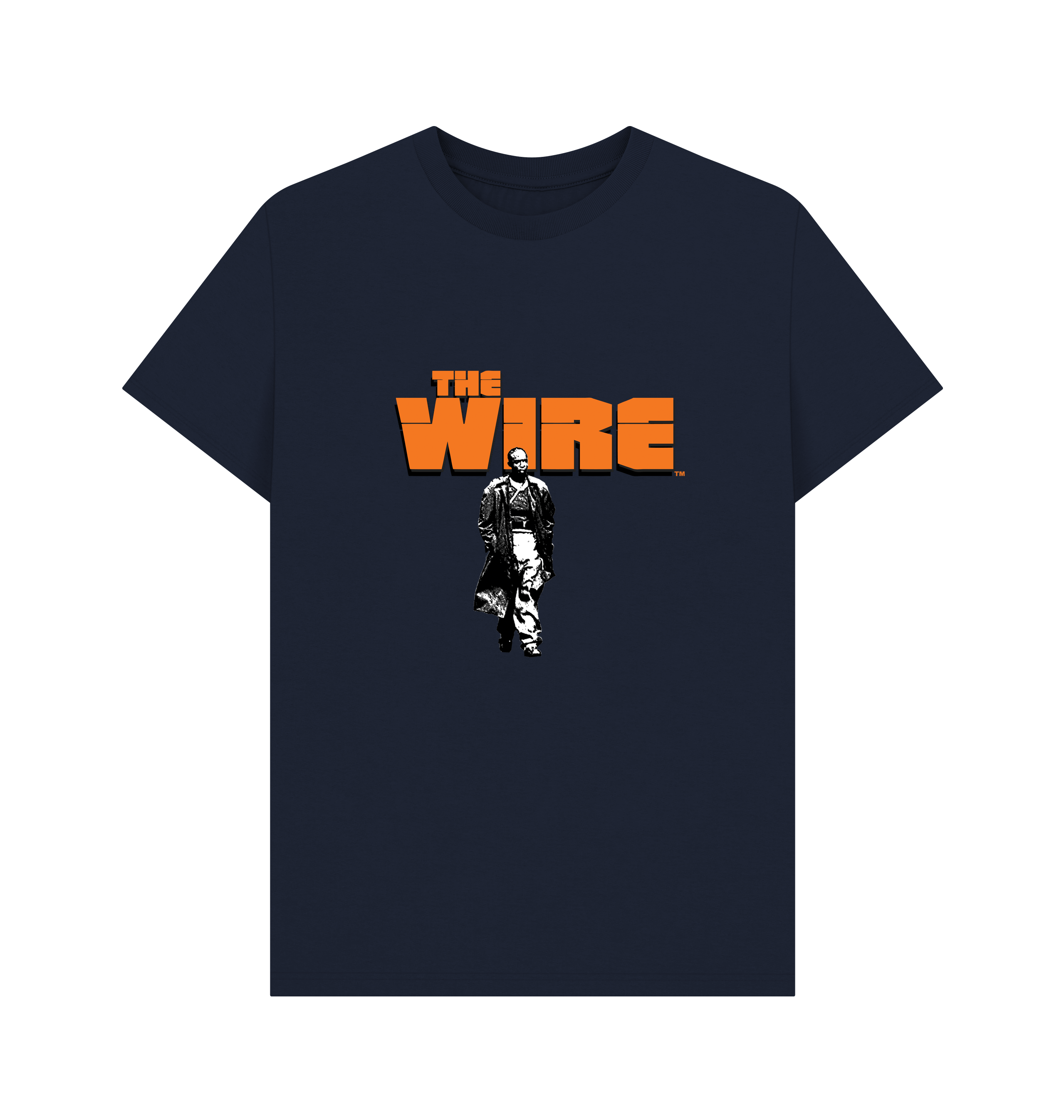 Navy Blue Printed T-shirt