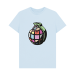 Sky Blue Printed T-shirt