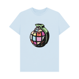 Sky Blue Printed T-shirt