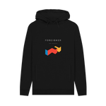 Black Printed Hoody