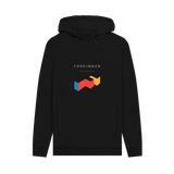 Black Printed Hoody