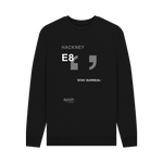 Black Printed Sweater