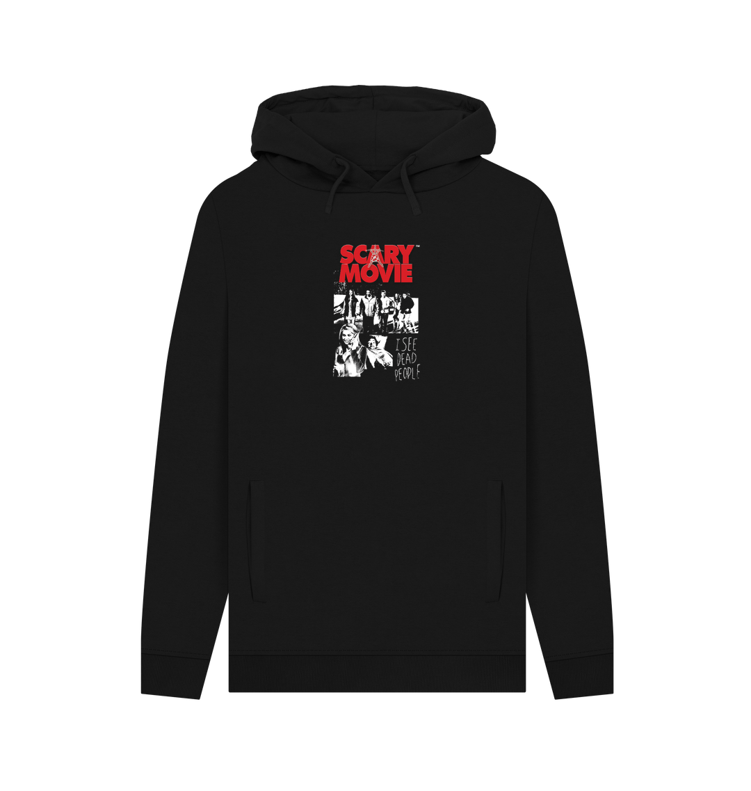 Black Printed Hoody