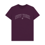 Purple Printed T-shirt Front