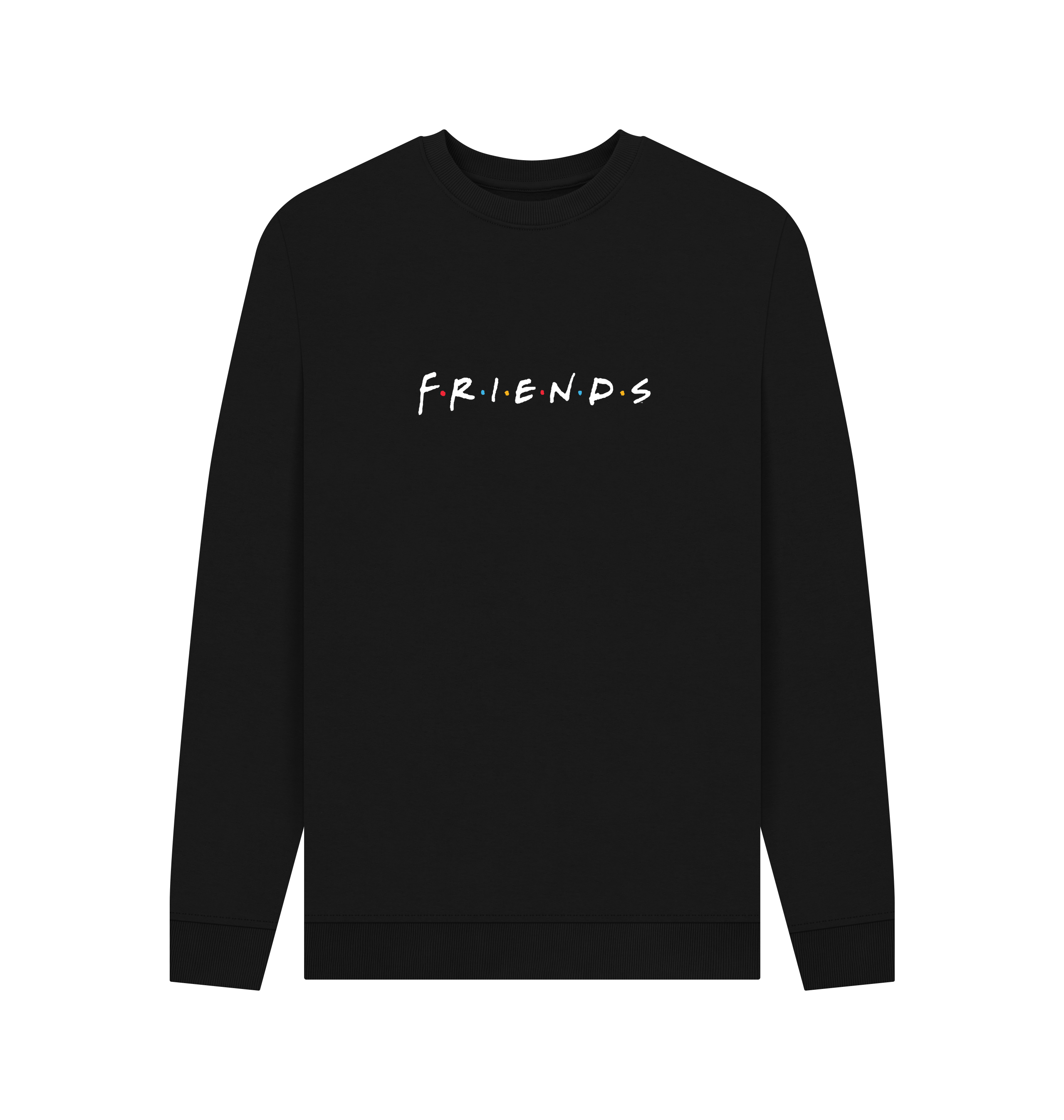 Black Printed Sweater