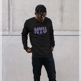 Park Fields New York University Script Black Sweatshirt