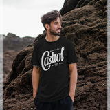 Castrol Classic Logo Wakefield Script Black T-Shirt