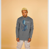 Hellraiser  Charcoal Inferno Big Print  Sweatshirt