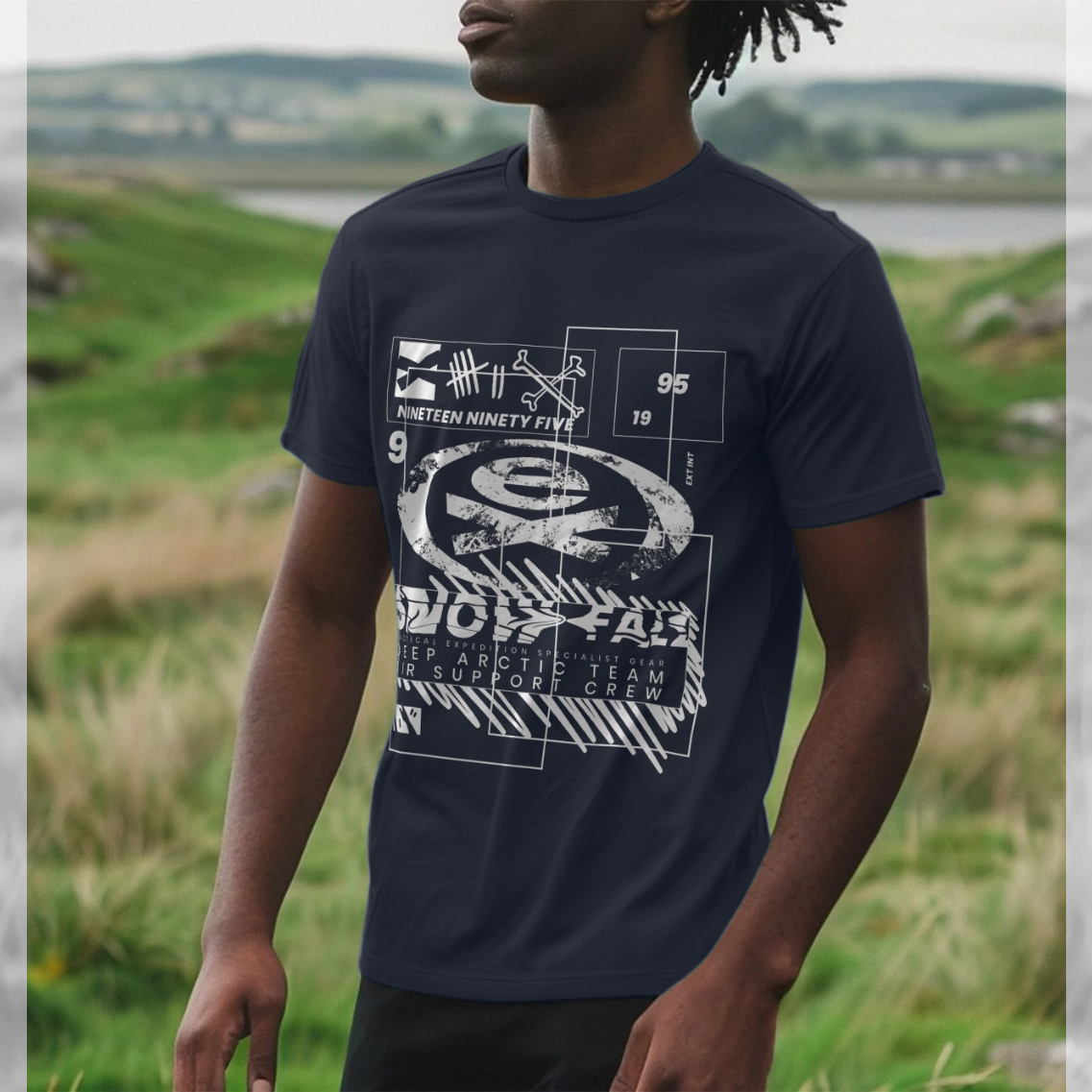 Official Extreme Deep Arctic Navy T-Shirt Park London