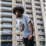 Trainerspotter  Block Grenade  Light Blue T-Shirt